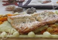 Patates Püreli Sebzeli Izgara Somon