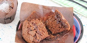 Üç Çikolatalı Kahveli Muffin